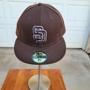 San Diego Padres New Era On-Field Low Profile "ALT" 59FIFTY Fitted Hat-Brown